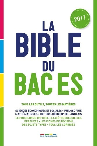 Livrenpoche : La bible du bac ES 2017 - Collectif - Livre