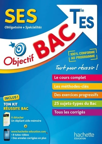 Livrenpoche : Objectif Bac - SES Term ES - Hélène Hétier - Livre
