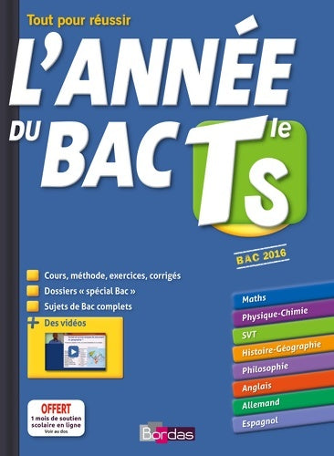 Livrenpoche : L'Année du Bac S - Terminale S - Toutes les matières - Collectif - Livre