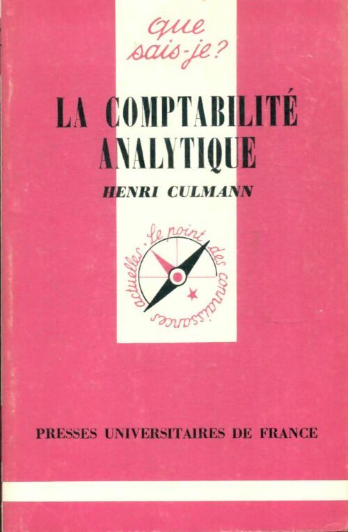 Livrenpoche : La comptabilité analytique - Henri Culmann - Livre