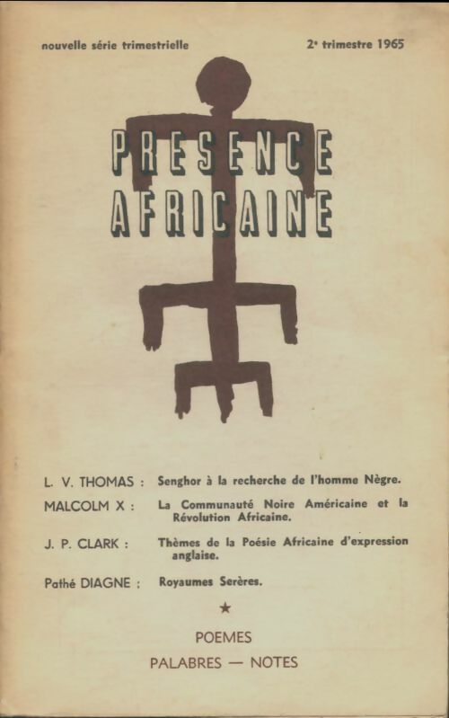 Livrenpoche : Présence africaine n°54 - Collectif - Livre