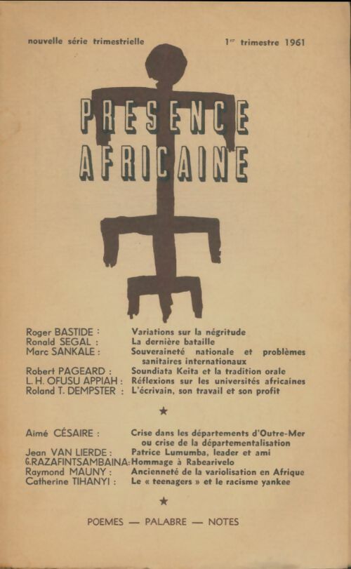 Livrenpoche : Présence africaine n°36 - Collectif - Livre