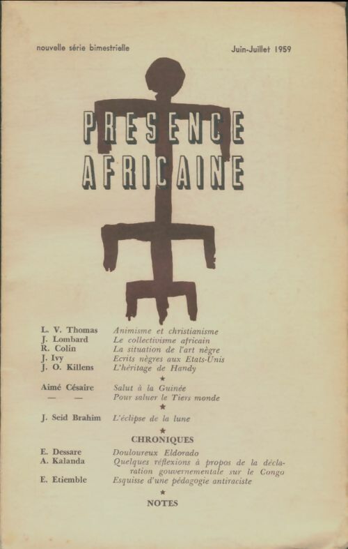 Livrenpoche : Présence africaine n°26 - Collectif - Livre