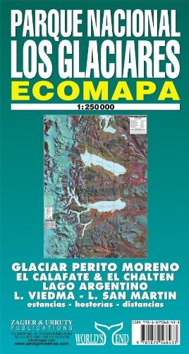 Livrenpoche : Parque Nacional Los Glaciares Map - Eduardo Alvarez - Livre