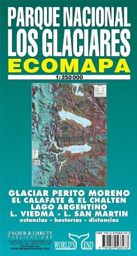 Parque Nacional Los Glaciares Map - Eduardo Alvarez -  Zagier & Urruty GF - Livre