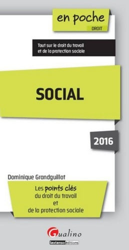 Livrenpoche : SOCIAL 2016 - 10ÈME ÉDITION - Dominique Grandguillot - Livre
