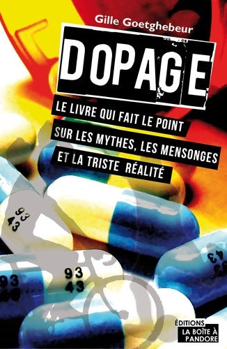 Livrenpoche : Dopage - Gilles Goetghebuer - Livre