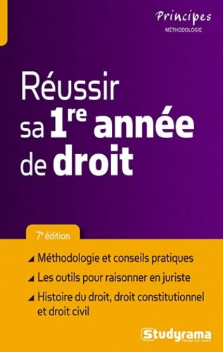 Livrenpoche : Réussir sa première année de droit - Raphaël Contini - Livre