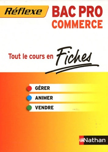 Livrenpoche : Fiches Bac Pro Commerce - Francine Coudray - Livre