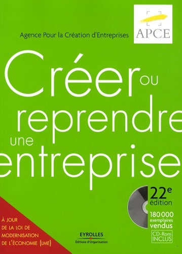 Livrenpoche : Créer ou Reprendre une Entreprise : Méthodologie et Guide pratique - APCE - Livre