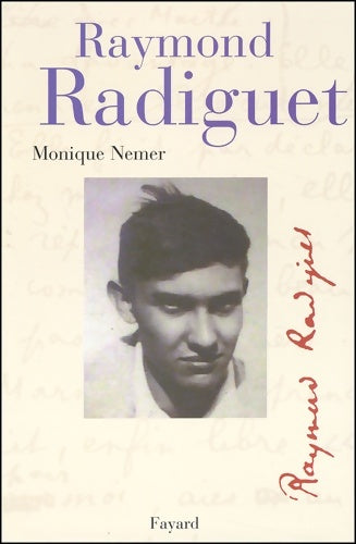 Livrenpoche : Raymond Radiguet - Monique Nemer - Livre