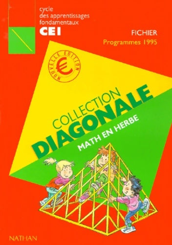 Livrenpoche : Math en herbe. Cycle des apprentissages fondamentaux CE1 - Jean-Luc Brégeon - Livre