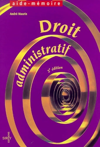 Livrenpoche : Droit administratif - André Maurin - Livre