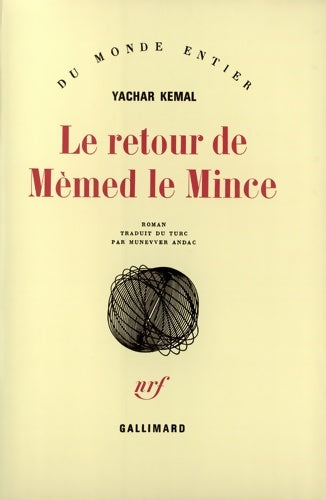 Livrenpoche : Le Retour de Mèmed le Mince - Yachar Kemal - Livre