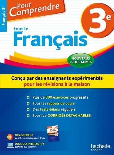 Livrenpoche : Pour Comprendre Français 3e - Nouveau programme 2016 - Isabelle De Lisle - Livre