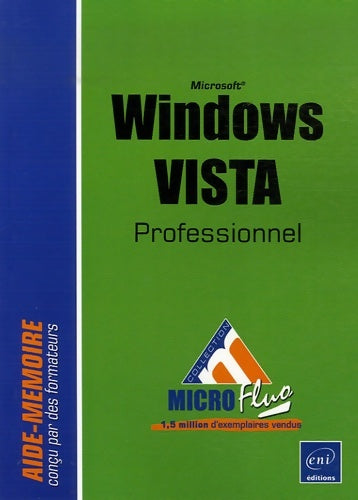 Livrenpoche : Windows vista professionnel - Corinne Hervo - Livre