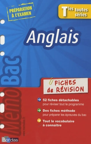 Livrenpoche : Memobac revision anglais term - Nicole Gandilhon - Livre