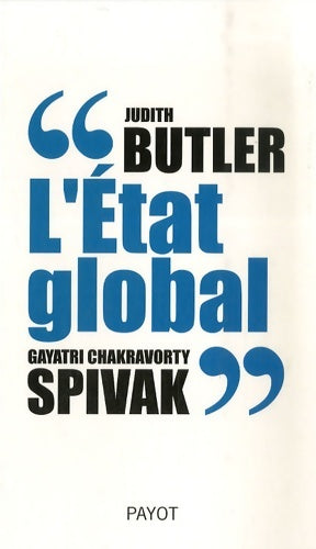 Livrenpoche : L'etat global - Judith Butler - Livre