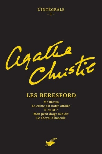 Livrenpoche : Les beresford : L'intégrale n°1 - Agatha Christie - Livre