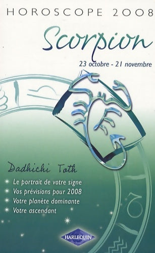 Livrenpoche : Scorpion 2008 - Dadhichi Toth - Livre