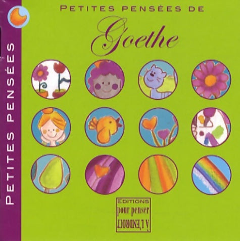 Livrenpoche : Petites pensées de goethe - Aline De Pétigny - Livre