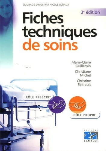Livrenpoche : Fiches techniques de soins - Marie-Claire Guillemin - Livre