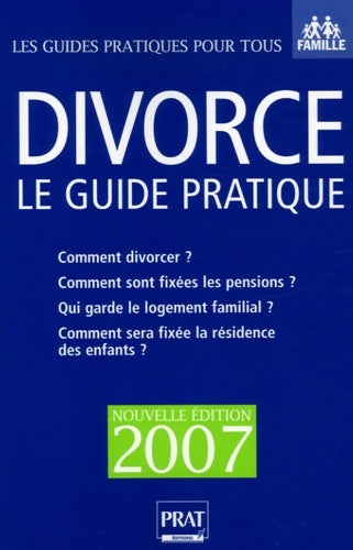 Livrenpoche : Divorce : Le guide pratique édition 2007 - Emmanuèle Vallas-lenerz - Livre