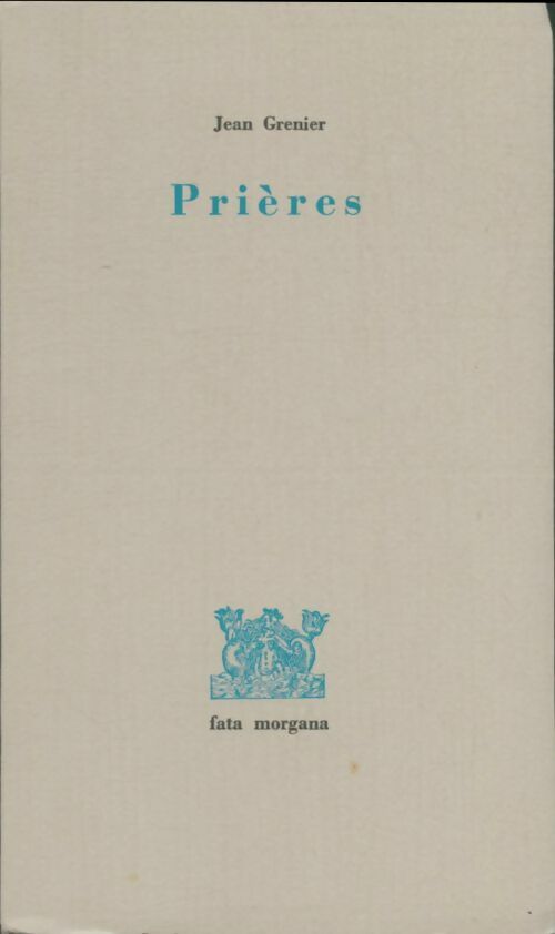 Livrenpoche : Prières - Jean Grenier - Livre