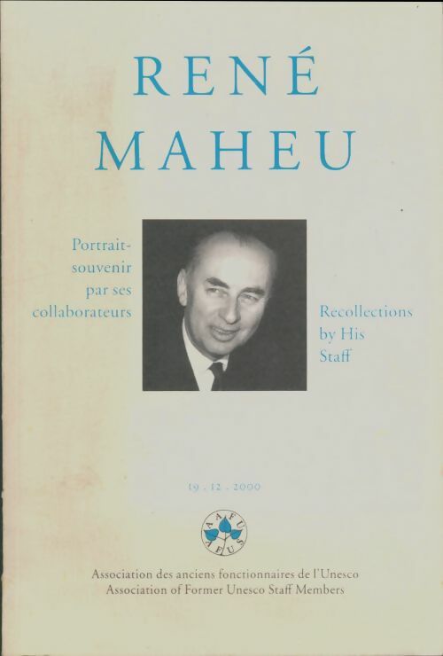 Livrenpoche : René Maheu - Collectif - Livre