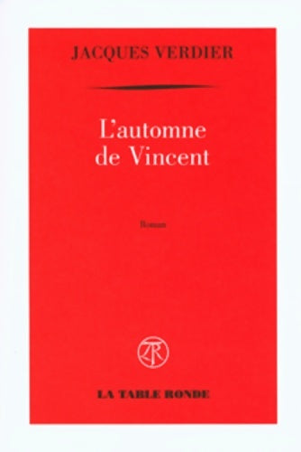 Livrenpoche : L'automne de Vincent - Jacques Verdier - Livre