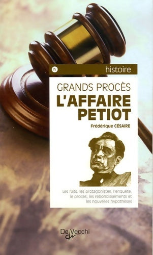 Livrenpoche : L'affaire petiot - Frédérique Cesaire - Livre