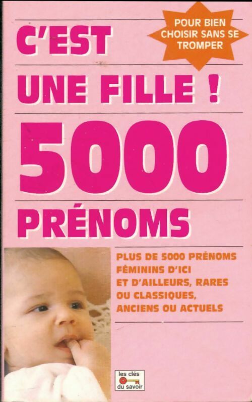 Livrenpoche : C'est une fille ! 5000 prénoms - Collectif - Livre
