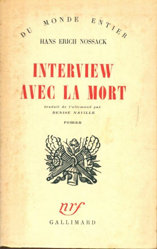 Livrenpoche : Interview avec la mort - Hans Erich Nossack - Livre