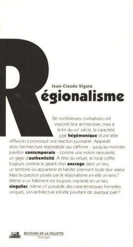 Livrenpoche : Régionalisme - Jean-Claude Vigato - Livre