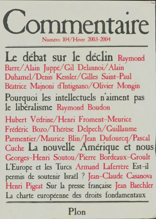Livrenpoche : Commentaire n°104 - Collectif - Livre