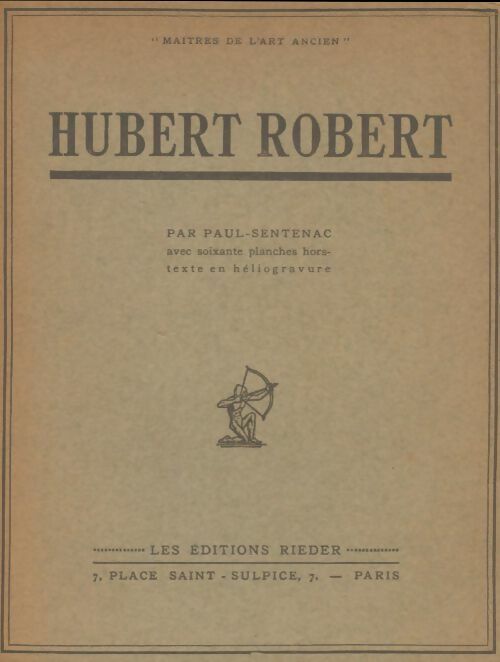 Livrenpoche : Hubert Robert - Paul Sentanac - Livre