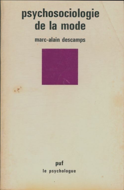 Livrenpoche : Psychosociologie de la mode - Marc-Alain Descamps - Livre