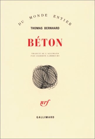Livrenpoche : Béton - Thomas Berhard - Livre