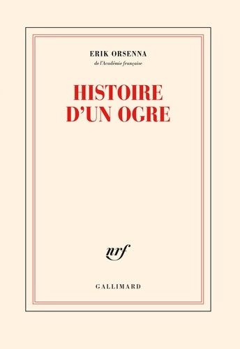 Livrenpoche : Histoire d'un ogre - Erik Orsenna - Livre