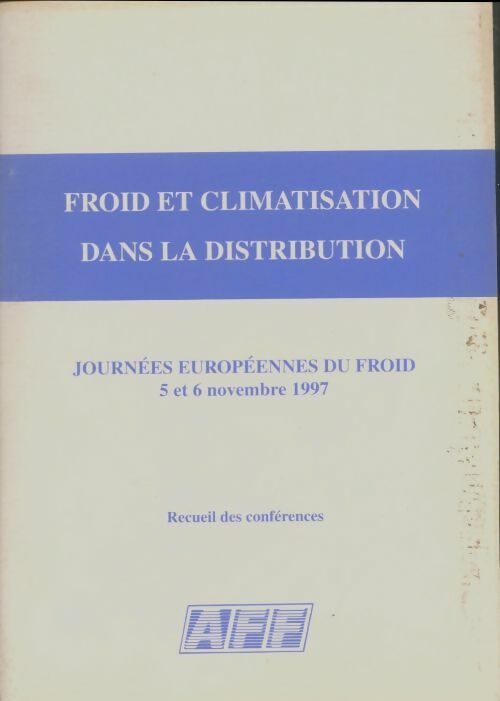 Livrenpoche : Froid et climatisation dans la distribution - Collectif - Livre