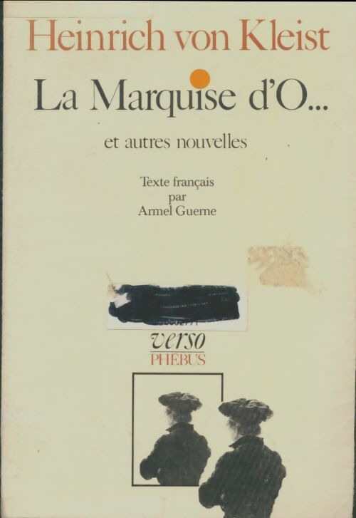 Livrenpoche : La marquise d'O et autres nouvelles - Heinrich Von Kleist - Livre