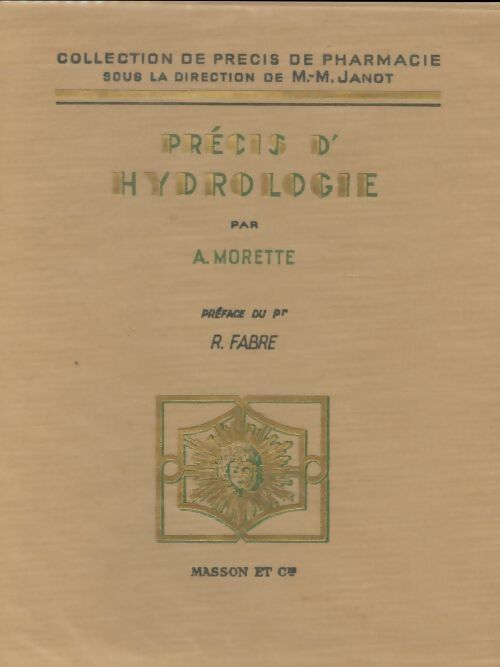Livrenpoche : Précis d'hydrologie  - A Morette - Livre