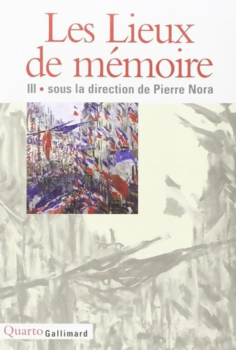 Livrenpoche : Les Lieux de mémoire Tome III - Charles-Robert Ageron - Livre
