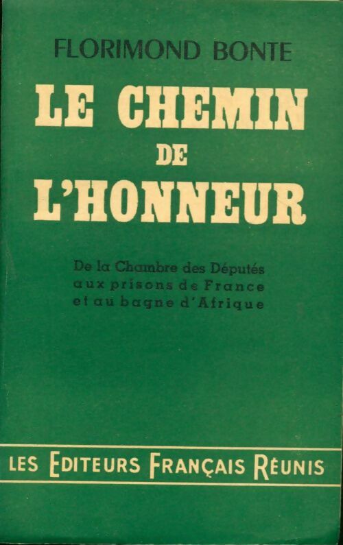 Livrenpoche : Le chemin de l'honneur - Florimond Bonte - Livre