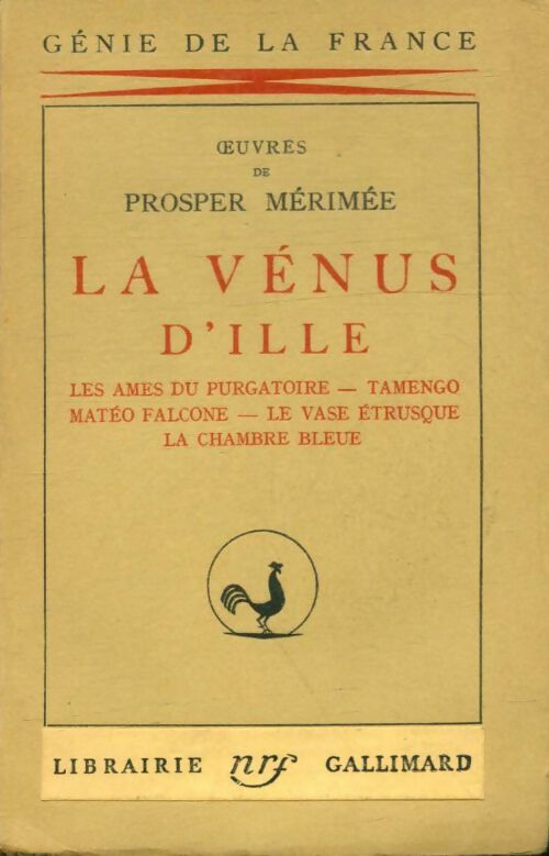 Livrenpoche : La Vénus d'Ille - Prosper Mérimée - Livre