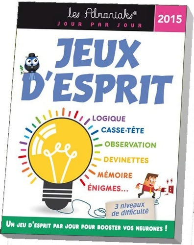 Livrenpoche : ALMANIAK JEUX D'ESPRIT 2015 - Pascal Naud - Livre
