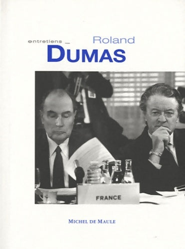 Livrenpoche : ENTRETIENS Roland DUMAS - Laure Adler - Livre
