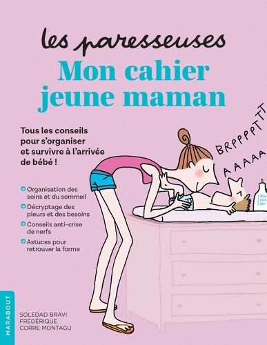 Livrenpoche : Les Paresseuses - Mon cahier jeune maman - Frédérique Corre Montagu - Livre