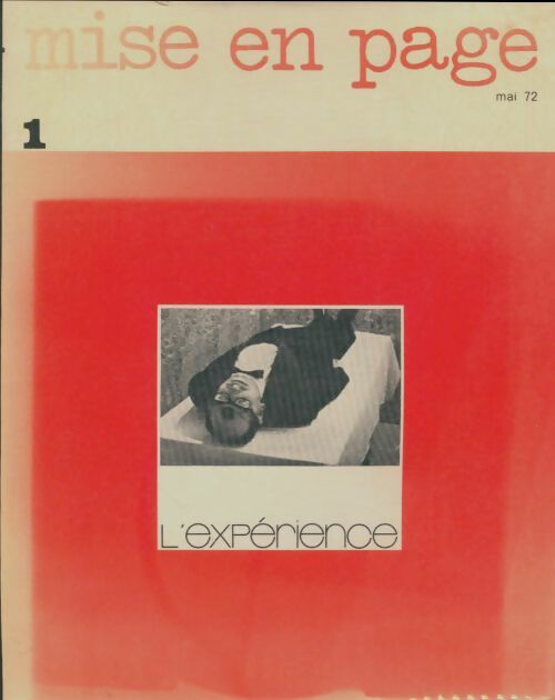 Livrenpoche : Mise en page n°1 : L'expérience - Collectif - Livre
