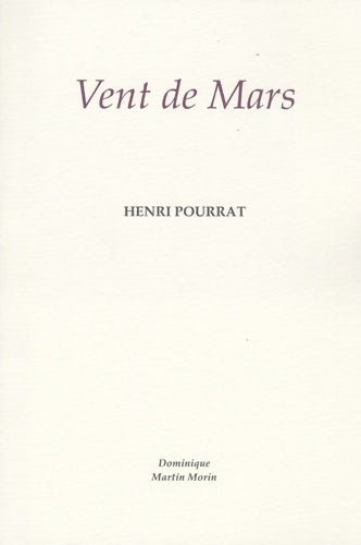Livrenpoche : Vent de mars - Henri Pourrat - Livre